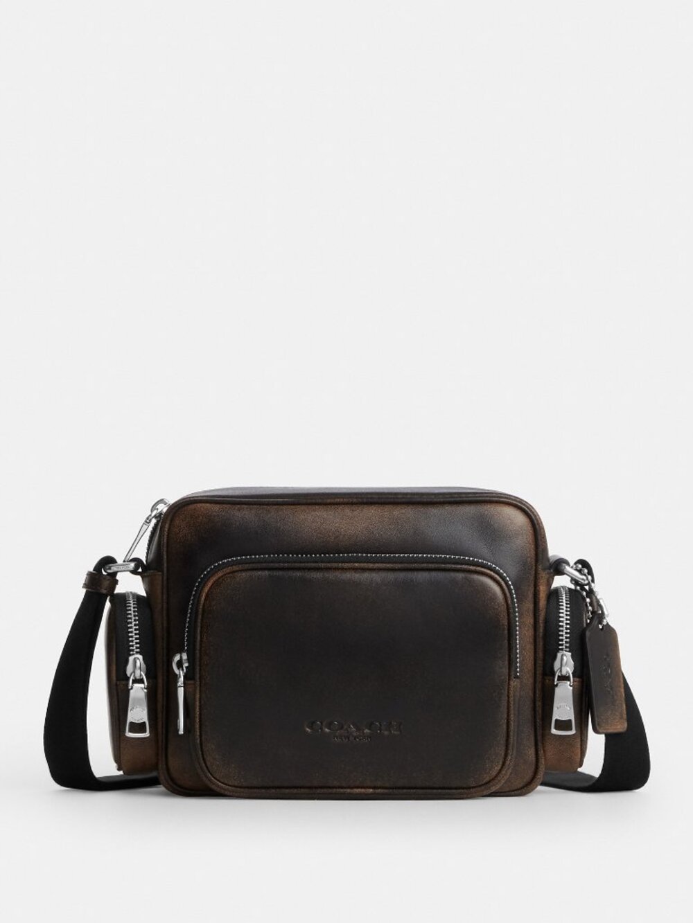 Coach Men's Fletcher Crossbody Bag In Loved Leather - Dakota Alternative
